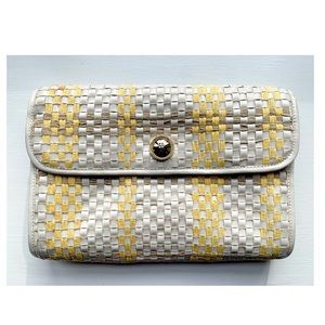 Kate Spade Paola Austin Woven Clutch Bag